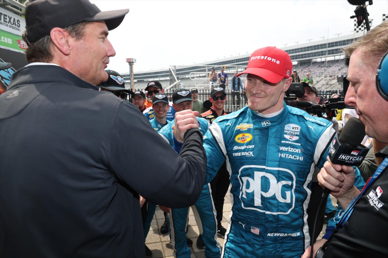 Tim Cindric and Josef Newgarden - PPG 375 at Texas Motor Speedway - By: Chris Owens -- Photo by: Chris Owens